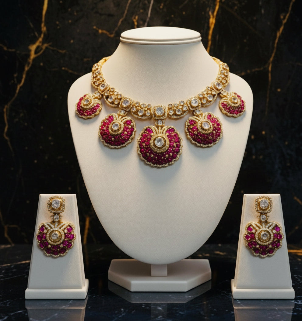 Heritage Indian Kundan Wedding Set
